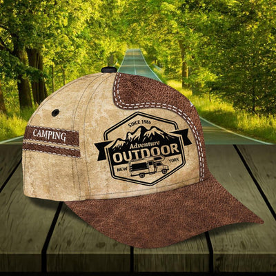 Personalized Camping Classic Cap, Personalized Gift for Camping Lovers - CP710PS - BMGifts