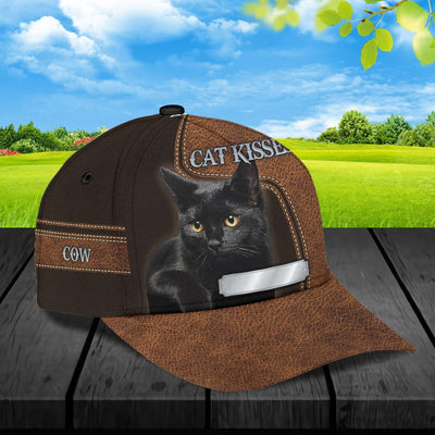 Personalized Cat Classic Cap, Personalized Gift for Cat Lovers, Cat Mom, Cat Dad - CP760PS - BMGifts