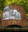 Personalized Cat Classic Cap, Personalized Gift for Cat Lovers, Cat Mom, Cat Dad - CP966PS - BMGifts