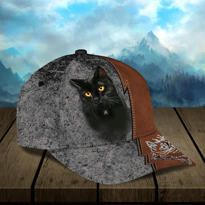 Personalized Cat Classic Cap, Personalized Gift for Cat Lovers, Cat Mom, Cat Dad - CP982PS - BMGifts