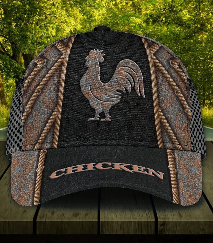 Personalized Chicken Classic Cap, Personalized Gift for Farmers, Cow Lovers, Chicken Lovers - CP1155PS - BMGifts