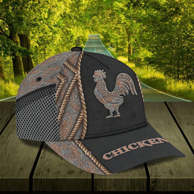 Personalized Chicken Classic Cap, Personalized Gift for Farmers, Cow Lovers, Chicken Lovers - CP1155PS - BMGifts