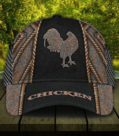 Personalized Chicken Classic Cap, Personalized Gift for Farmers, Cow Lovers, Chicken Lovers - CP1156PS - BMGifts