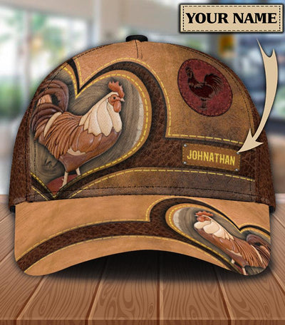 Personalized Chicken Classic Cap, Personalized Gift for Farmers, Cow Lovers, Chicken Lovers - CP998PS - BMGifts