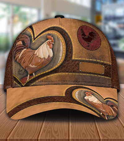 Personalized Chicken Classic Cap, Personalized Gift for Farmers, Cow Lovers, Chicken Lovers - CP998PS - BMGifts