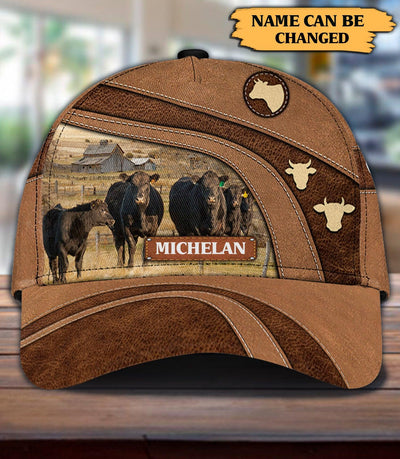 Personalized Cow Classic Cap, Personalized Gift for Farmers, Cow Lovers, Chicken Lovers - CP152PS06 - BMGifts