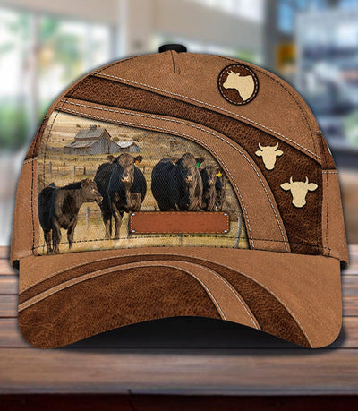 Personalized Cow Classic Cap, Personalized Gift for Farmers, Cow Lovers, Chicken Lovers - CP152PS06 - BMGifts