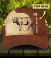 Personalized Cow Classic Cap, Personalized Gift for Farmers, Cow Lovers, Chicken Lovers - CP1705PS - BMGifts