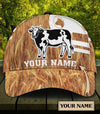 Personalized Cow Classic Cap, Personalized Gift for Farmers, Cow Lovers, Chicken Lovers - CP1758PS - BMGifts