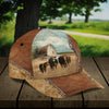 Personalized Cow Classic Cap, Personalized Gift for Farmers, Cow Lovers, Chicken Lovers - CP1934PS - BMGifts