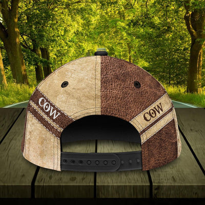 Personalized Cow Classic Cap, Personalized Gift for Farmers, Cow Lovers, Chicken Lovers - CP342PS - BMGifts