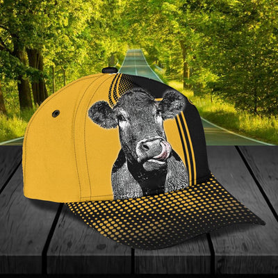 Personalized Cow Classic Cap, Personalized Gift for Farmers, Cow Lovers, Chicken Lovers - CP726PS - BMGifts