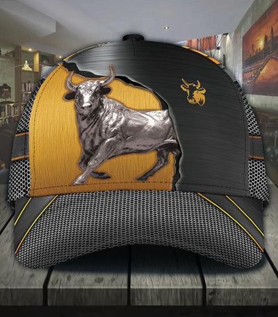 Personalized Cow Classic Cap, Personalized Gift for Farmers, Cow Lovers, Chicken Lovers - CP767PS - BMGifts