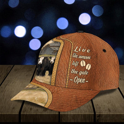 Personalized Cow Classic Cap, Personalized Gift for Farmers, Cow Lovers, Chicken Lovers - CP910PS - BMGifts