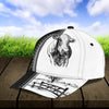 Personalized Cow Classic Cap, Personalized Gift for Farmers, Cow Lovers, Chicken Lovers - CP958PS - BMGifts