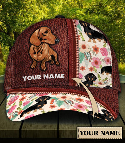 Personalized Dachshund Classic Cap, Personalized Gift for Dachshund Lovers - CP1504PS - BMGifts