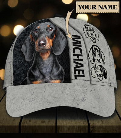 Personalized Dachshund Classic Cap, Personalized Gift for Dachshund Lovers - CP505PS - BMGifts