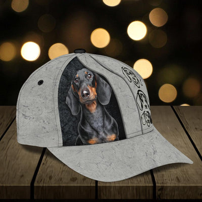 Personalized Dachshund Classic Cap, Personalized Gift for Dachshund Lovers - CP505PS - BMGifts