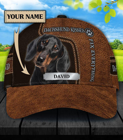 Personalized Dachshund Classic Cap, Personalized Gift for Dachshund Lovers - CP762PS - BMGifts