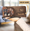 Personalized Dachshund Clutch Purse, Personalized Gift for Dachshund Lovers - PU1546PS - BMGifts