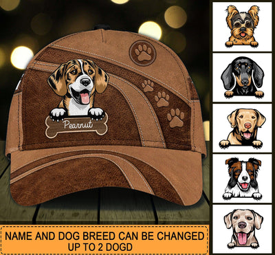 Personalized Dog Classic Cap, Personalized Gift for Dog Lovers, Dog Dad, Dog Mom - CP646PS06 - BMGifts