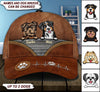 Personalized Dog Zipper Personalized Classic Cap, Personalized Gift for Dog Lovers, Dog Dad, Dog Mom - CP008PS08 - BMGifts