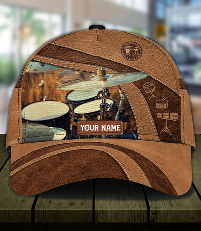 Personalized Drum Classic Cap, Personalized Gift for Music Lovers, Drum Lovers - CP130PS06 - BMGifts