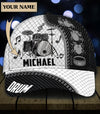 Personalized Drum Classic Cap, Personalized Gift for Music Lovers, Drum Lovers - CP316PS - BMGifts