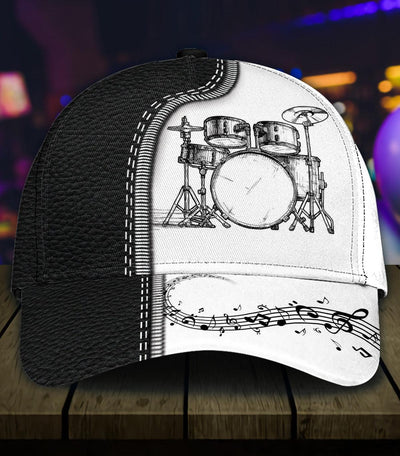 Personalized Drum Classic Cap, Personalized Gift for Music Lovers, Drum Lovers - CP962PS - BMGifts