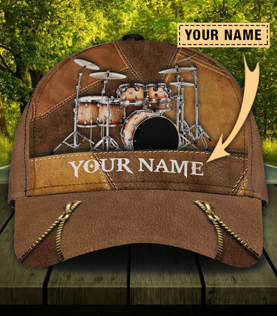 Personalized Drum Classic Cap, Personalized Gift for Music Lovers, Drum Lovers - CP990PS - BMGifts
