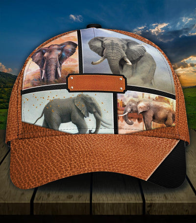 Personalized Elephant Classic Cap, Personalized Gift for Elephant Lovers - CP1164PS - BMGifts