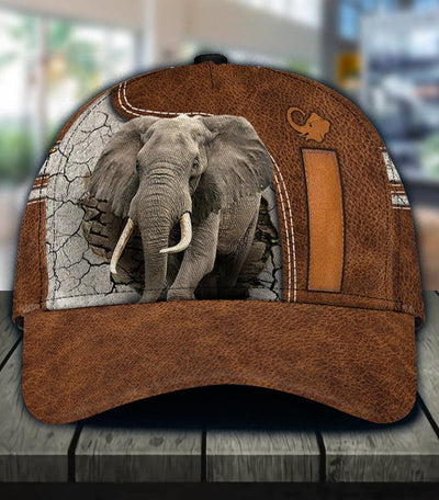 Personalized Elephant Classic Cap, Personalized Gift for Elephant Lovers - CP358PS - BMGifts