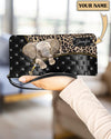 Personalized Elephant Clutch Purse, Personalized Gift for Elephant Lovers - PU104PS - BMGifts