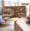 Personalized Elephant Clutch Purse, Personalized Gift for Elephant Lovers - PU1558PS - BMGifts