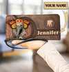 Personalized Elephant Clutch Purse, Personalized Gift for Elephant Lovers - PU732PS - BMGifts