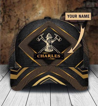 Personalized Firefighter Classic Cap, Personalized Gift for Firefighters - CP083CT - BMGifts