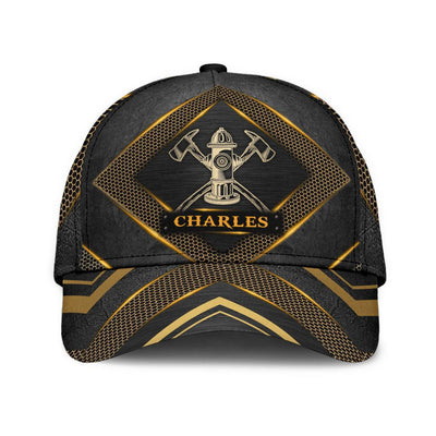 Personalized Firefighter Classic Cap, Personalized Gift for Firefighters - CP083CT - BMGifts