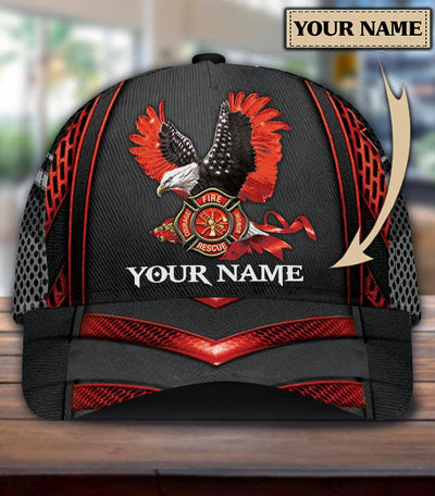 Personalized Firefighter Classic Cap, Personalized Gift for Firefighters - CP1544PS - BMGifts