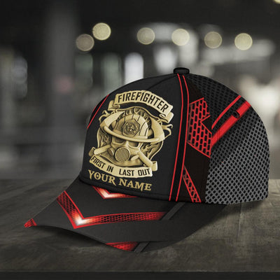 Personalized Firefighter Classic Cap, Personalized Gift for Firefighters - CP2561PS - BMGifts