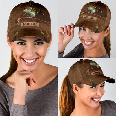 Personalized Fishing Classic Cap, Personalized Gift for Fishing Lovers - CP030CT - BMGifts