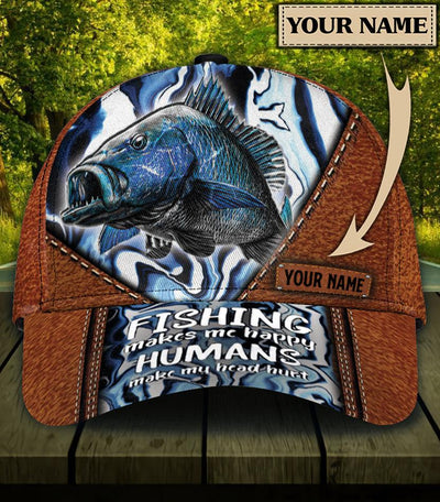 Personalized Fishing Classic Cap, Personalized Gift for Fishing Lovers - CP1781PS - BMGifts