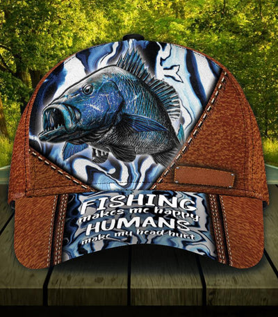 Personalized Fishing Classic Cap, Personalized Gift for Fishing Lovers - CP1781PS - BMGifts