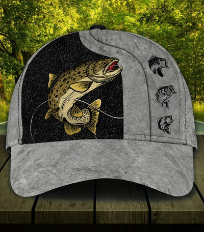 Personalized Fishing Classic Cap, Personalized Gift for Fishing Lovers - CP1973PS - BMGifts