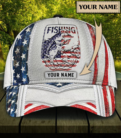 Personalized Fishing Classic Cap, Personalized Gift for Fishing Lovers - CP2205PS - BMGifts
