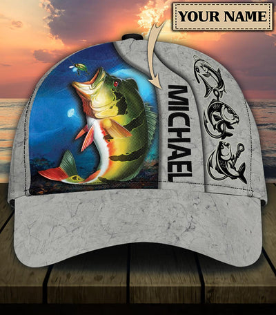 Personalized Fishing Classic Cap, Personalized Gift for Fishing Lovers - CP507PS - BMGifts