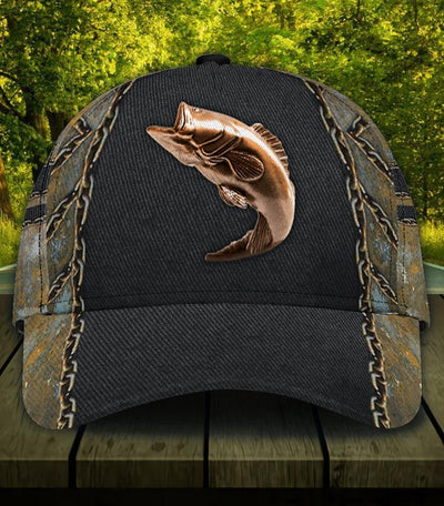 Personalized Fishing Classic Cap, Personalized Gift for Fishing Lovers - CP586PS - BMGifts