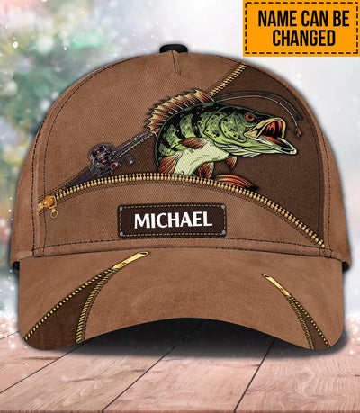 Personalized Fishing Classic Cap, Personalized Gift for Fishing Lovers - CP691PS06 - BMGifts