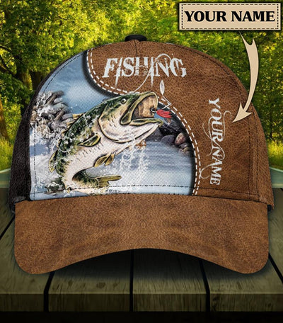 Personalized Fishing Classic Cap, Personalized Gift for Fishing Lovers - CP738PS - BMGifts