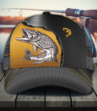 Personalized Fishing Classic Cap, Personalized Gift for Fishing Lovers - CP768PS - BMGifts
