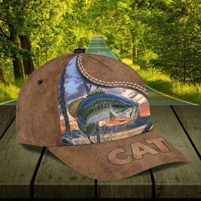 Personalized Fishing Classic Cap, Personalized Gift for Fishing Lovers - CP967PS - BMGifts